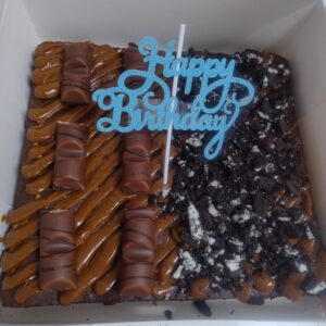 brownie decorado